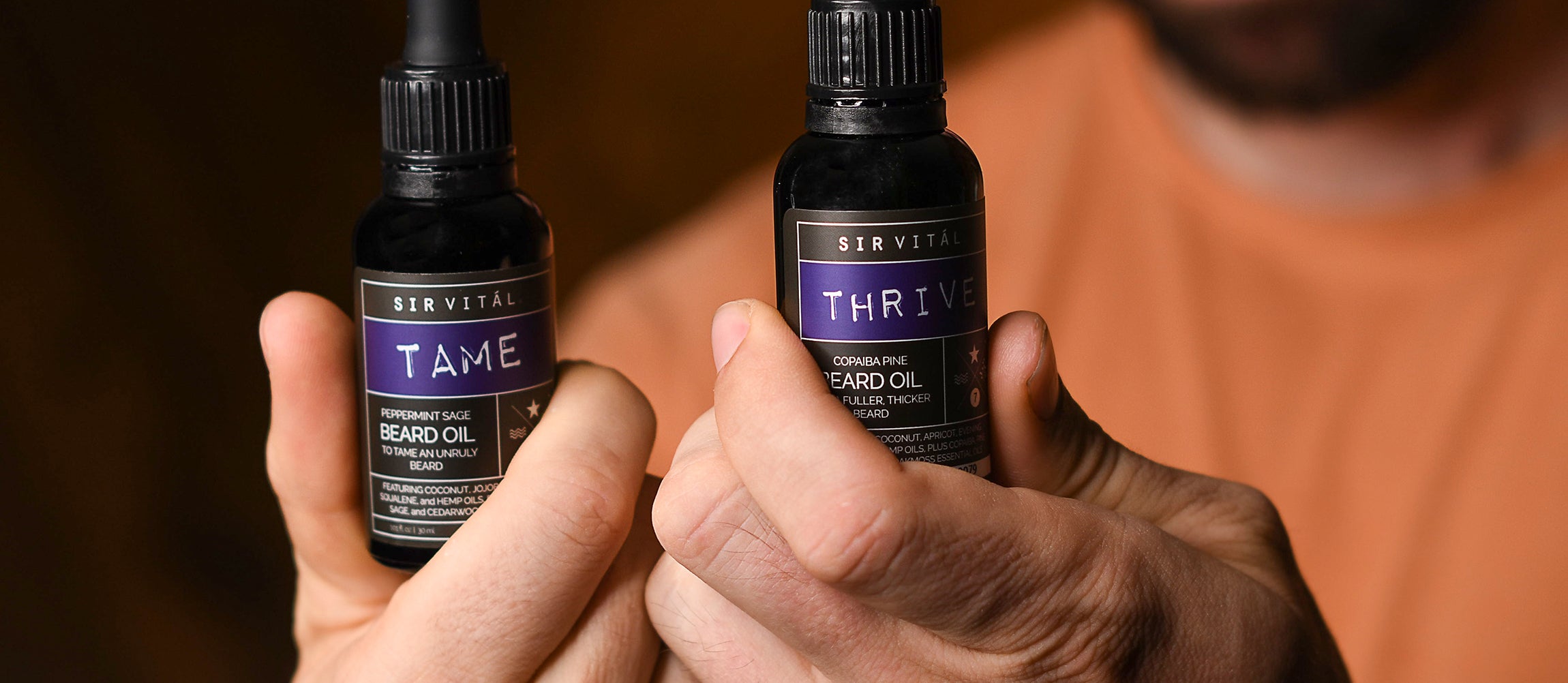 Natural, non-toxic, effective Beard Oils from SIR VITÁL