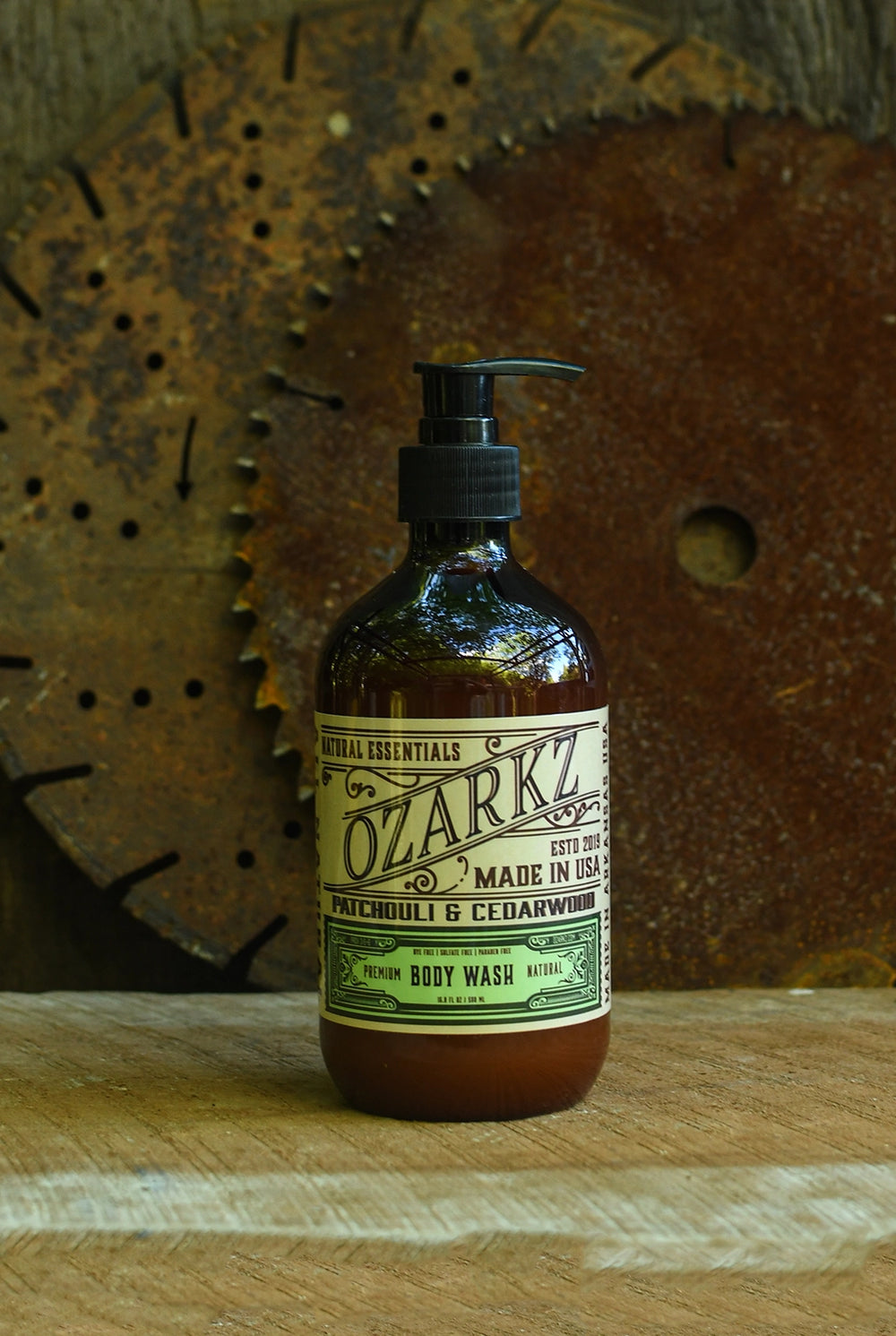 Patchouli and Cedarwood Body Wash - SLS/SLES Free