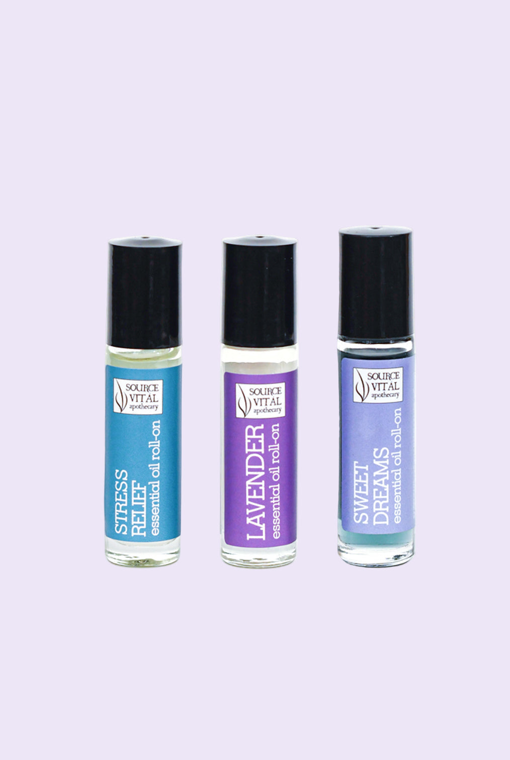 Trio of Essential Oil Roll-ons for Relaxation and Calm
