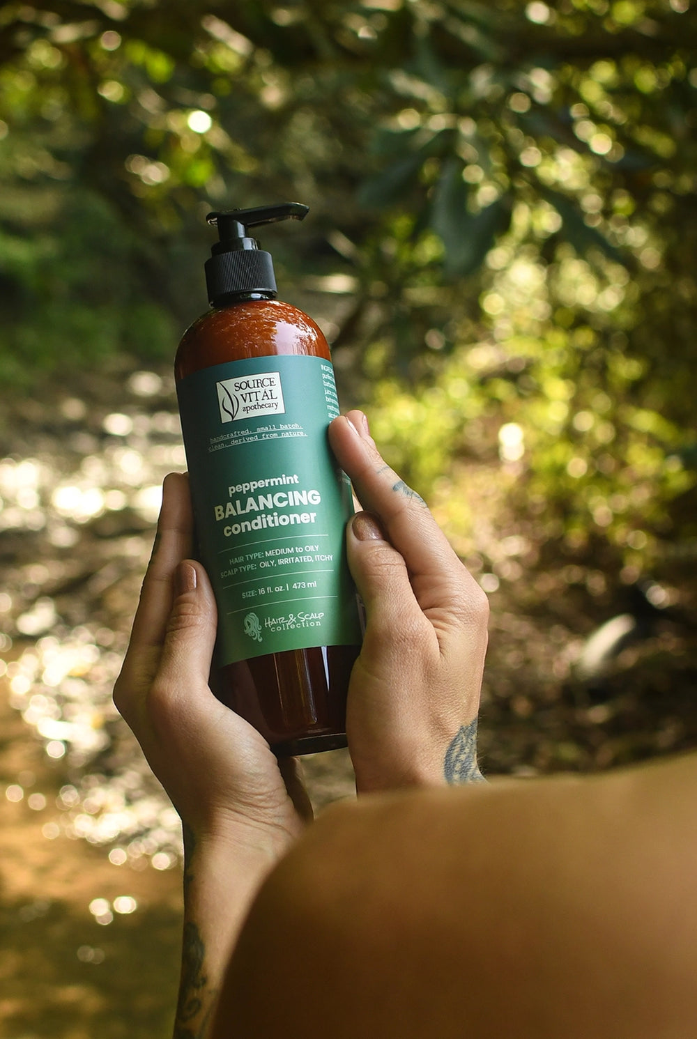 Natural, Clean Conditioner for Oily, Irritated Scalps and Medium to Oily Hair