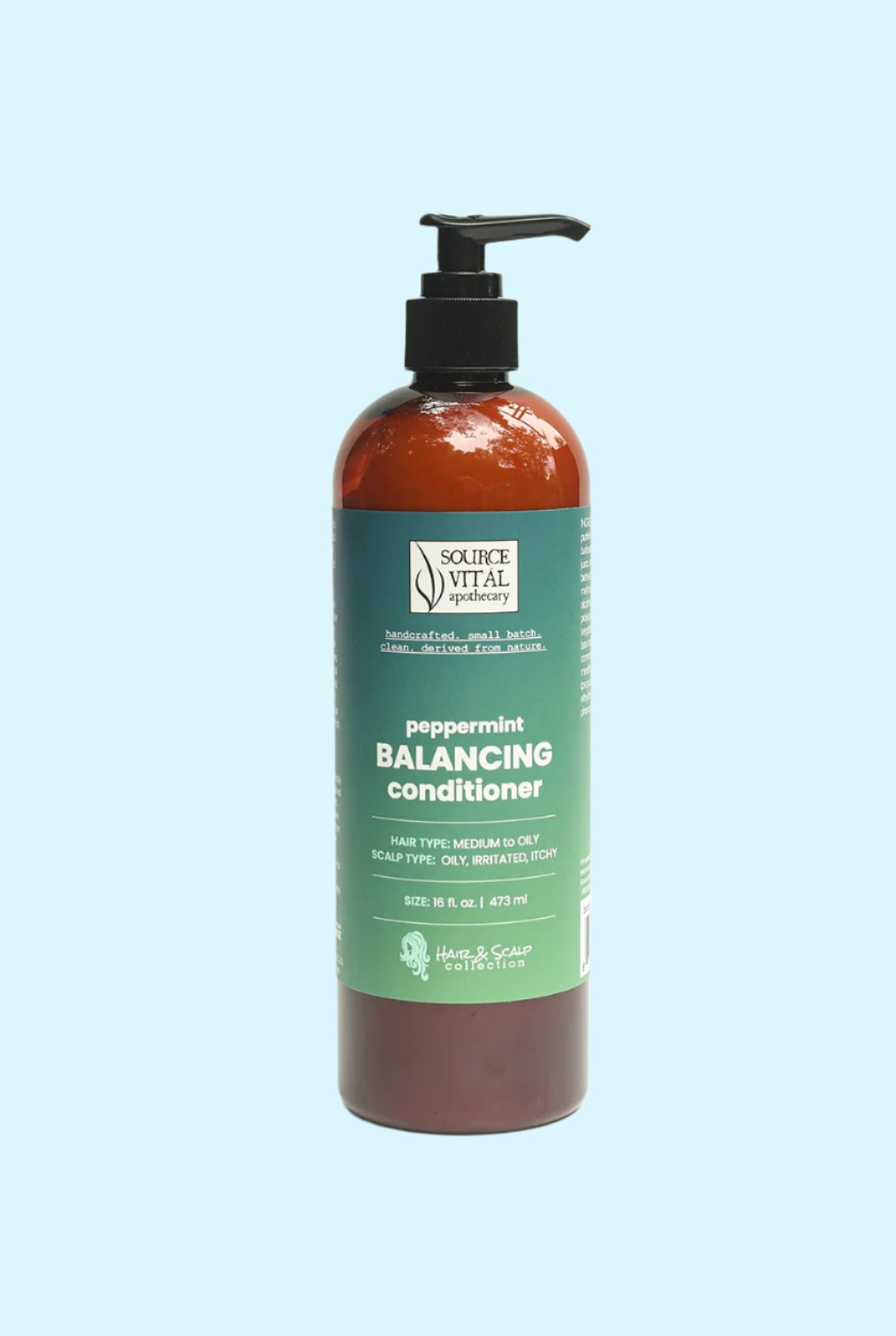 Peppermint Balancing Conditioner from Source Vital Hair Care - Clean, Natural Conditioner