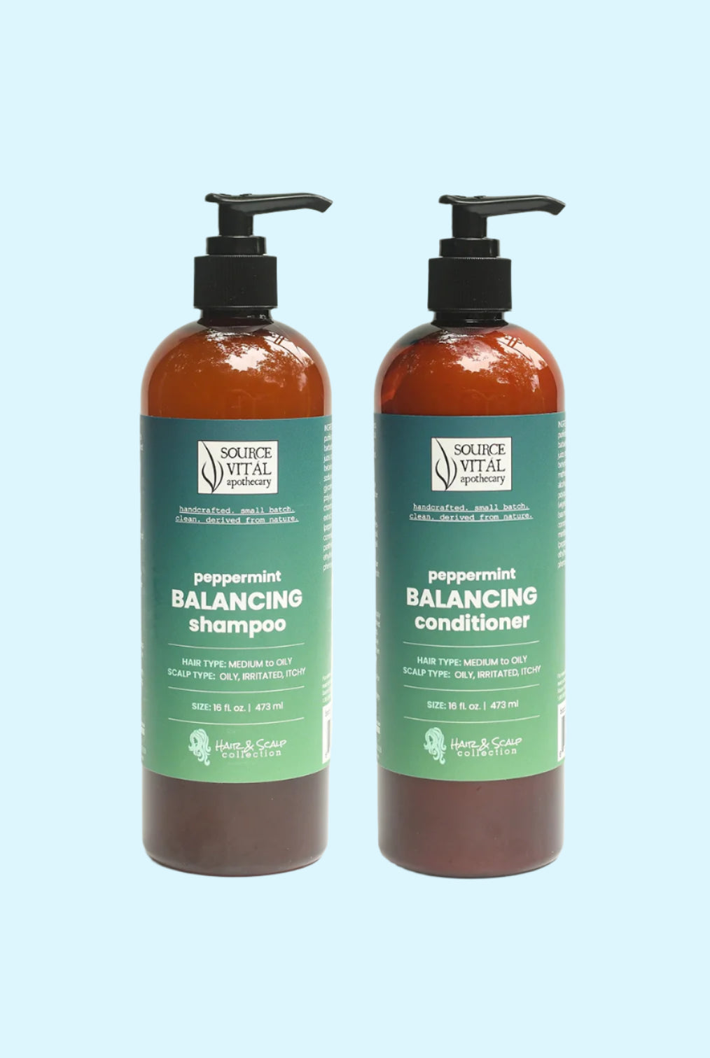 Peppermint Balancing Shampoo & Conditioner Set
