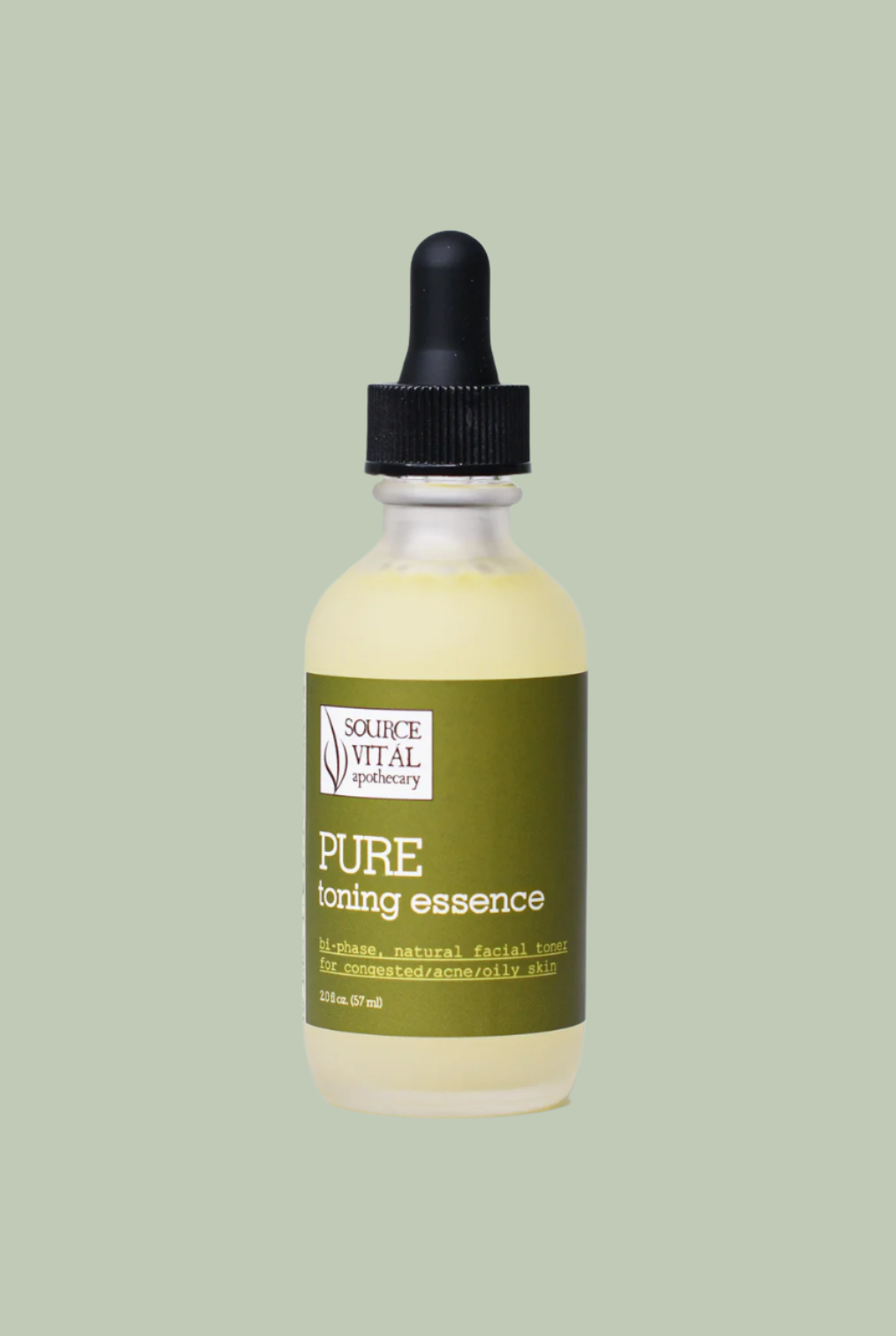 Pure Toning Essence, Natural Facial Toner for Oily/Acne Skin