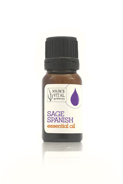 100% Pure Sage Spanish Essential Oil from Source Vitál