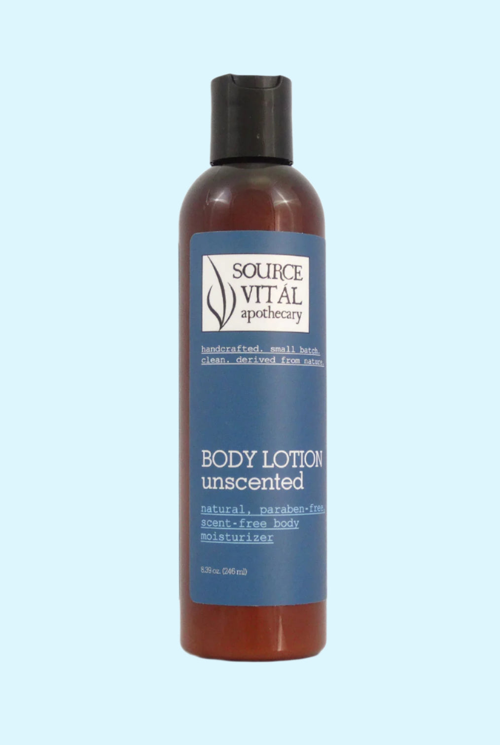 Natural Body Lotion Unscented, Fragrance-Free – Source Vitál