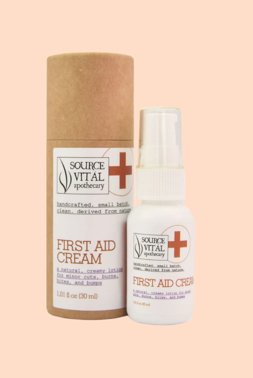 Natural First Aid Cream for Minor Burns, Rough Elbows, Bumps, Bruises