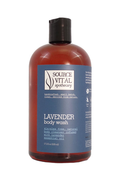 Natural Lavender Body Wash & Shower Gel