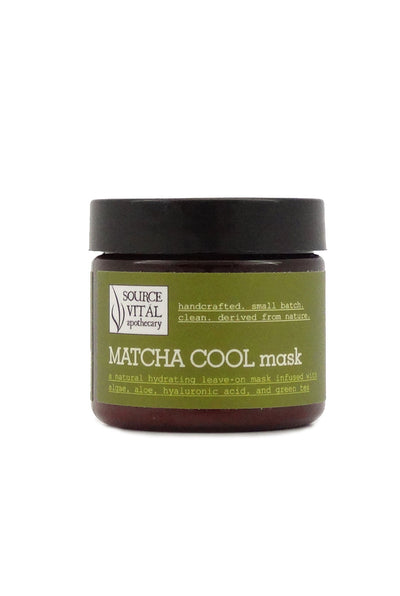 Matcha Cool Mask, A Natural Facial Mask to Soothe and Hydrate Skin