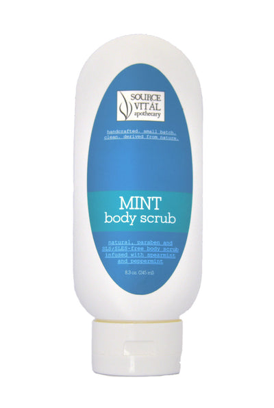 Mint Body Scrub Natural Exfoliant 