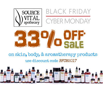 Save 33% at Source Vitál Apothecary with Our Black Friday-Cyber Monday Promo Code