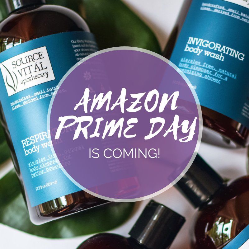 Amazon Prime Day Sale - 25% Off Source Vital Apothecary