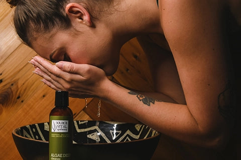 Wash Your Face with a Natural Facial Cleanser made with Algae