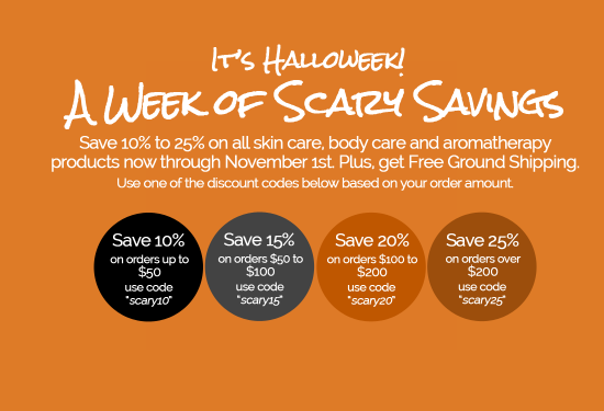 It's Halloweek! A Week of Scary Savings from Source Vitál