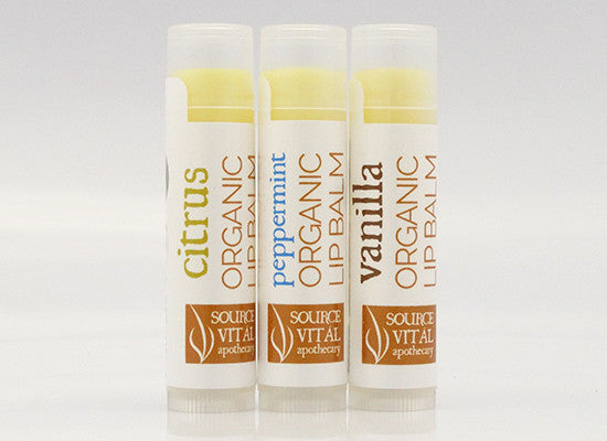 100% Organic Lip Balms, USDA Certified