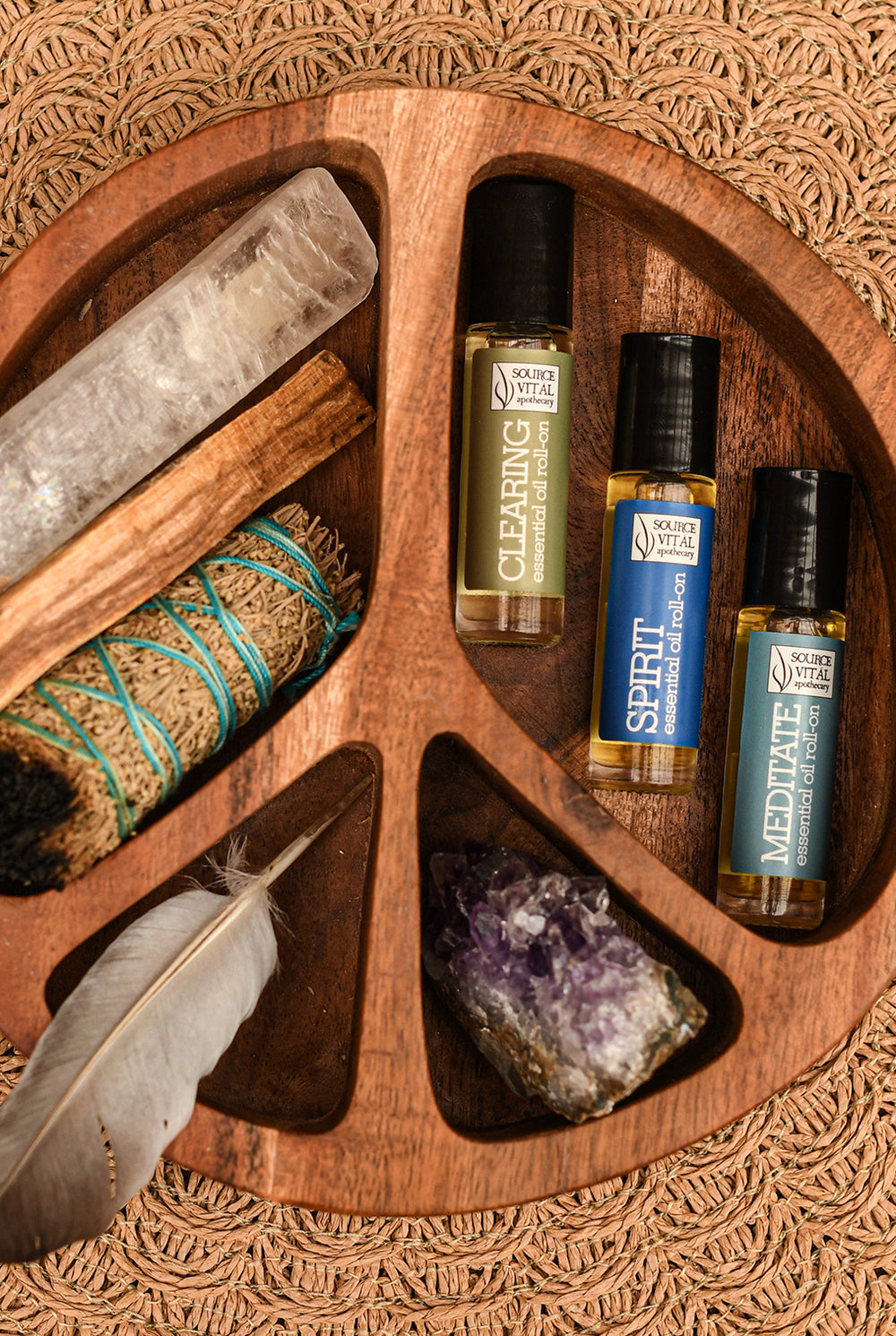 Woo Woo Essential Oil Roll-on Trio for Meditation and Spirit