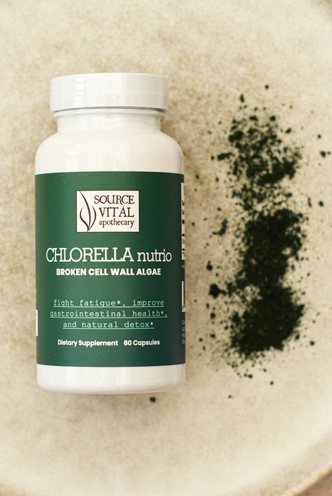 Chlorella Nutrio Nutritional Supplement from Source Vital Apothecary 