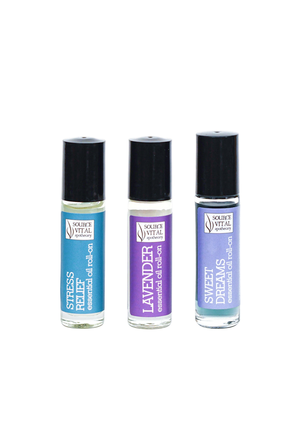 Trio of Essential Oil Roll-ons for Relaxation and Calm