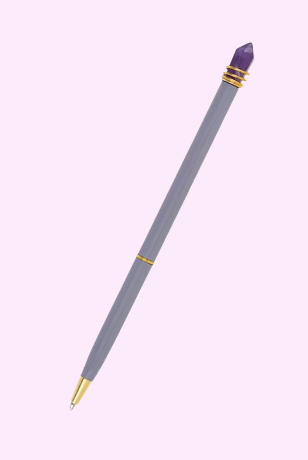 Amethyst Crystal Pen from Santa Barbara Studios