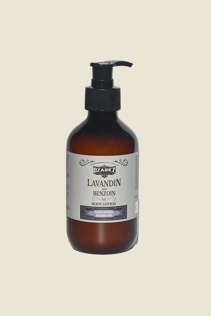 Paraben Free Natural Body Lotion with Lavender and Benzoin