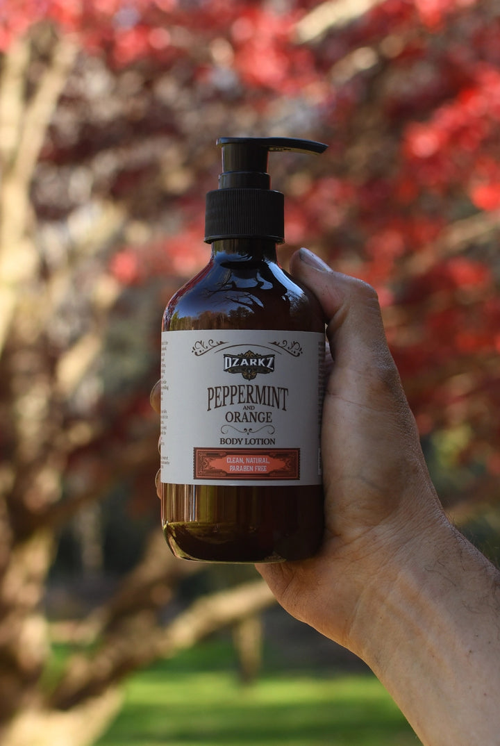 Peppermint and Orange Body Lotion from Ozarkz Naturals