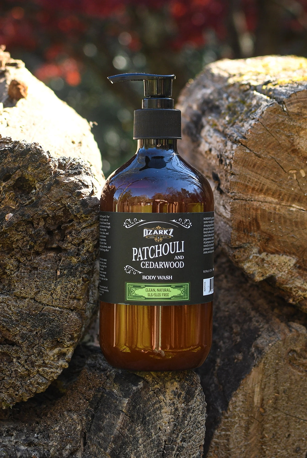 Patchouli and Cedarwood Body Wash - SLS/SLES Free