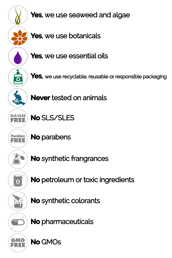 What's in our product and what isn't
