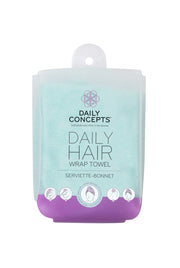 Daily Hair Towel Wrap by Daily Concepts