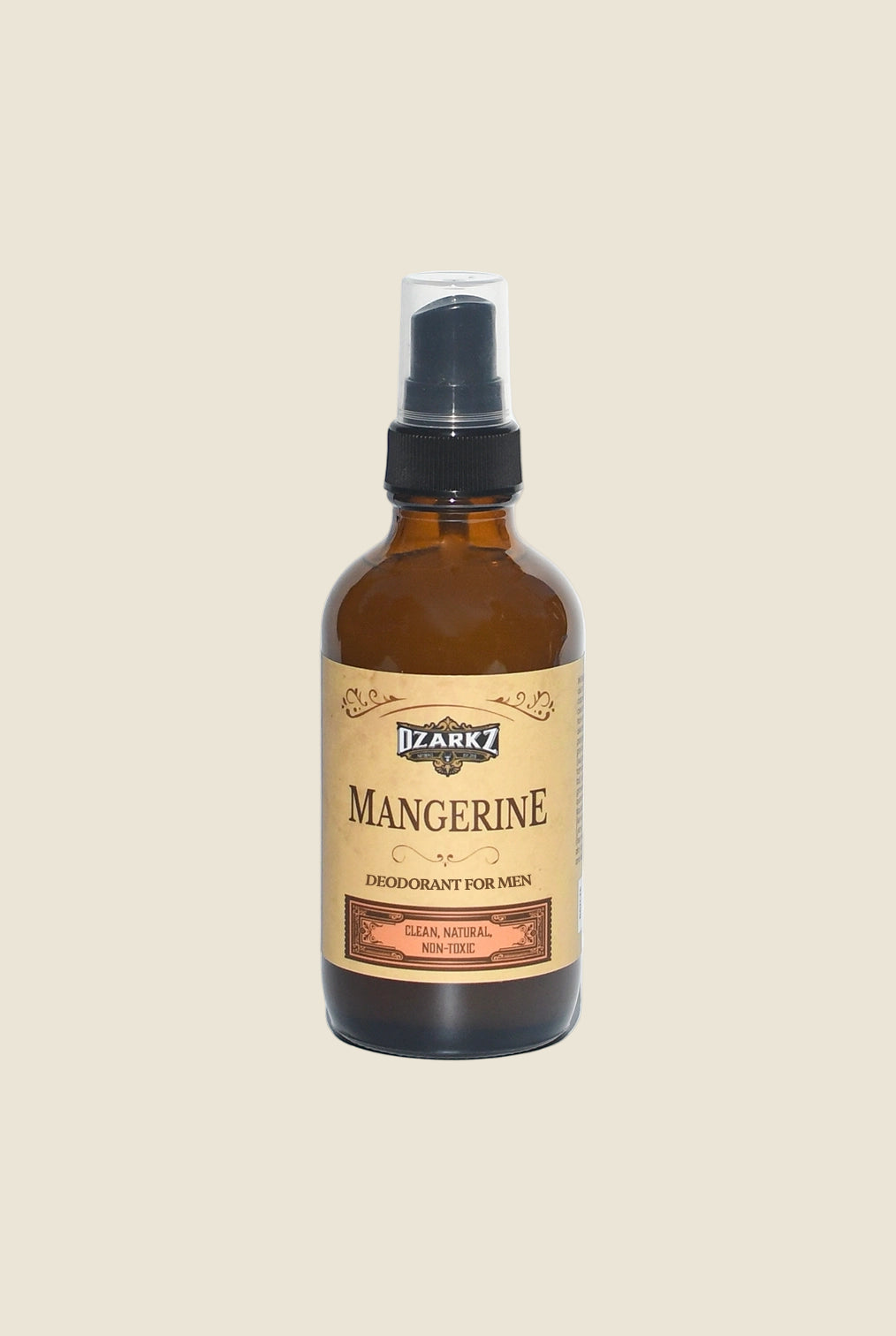 Mangerine Manspray Natural Deodorant from Ozarkz Naturals (for men)