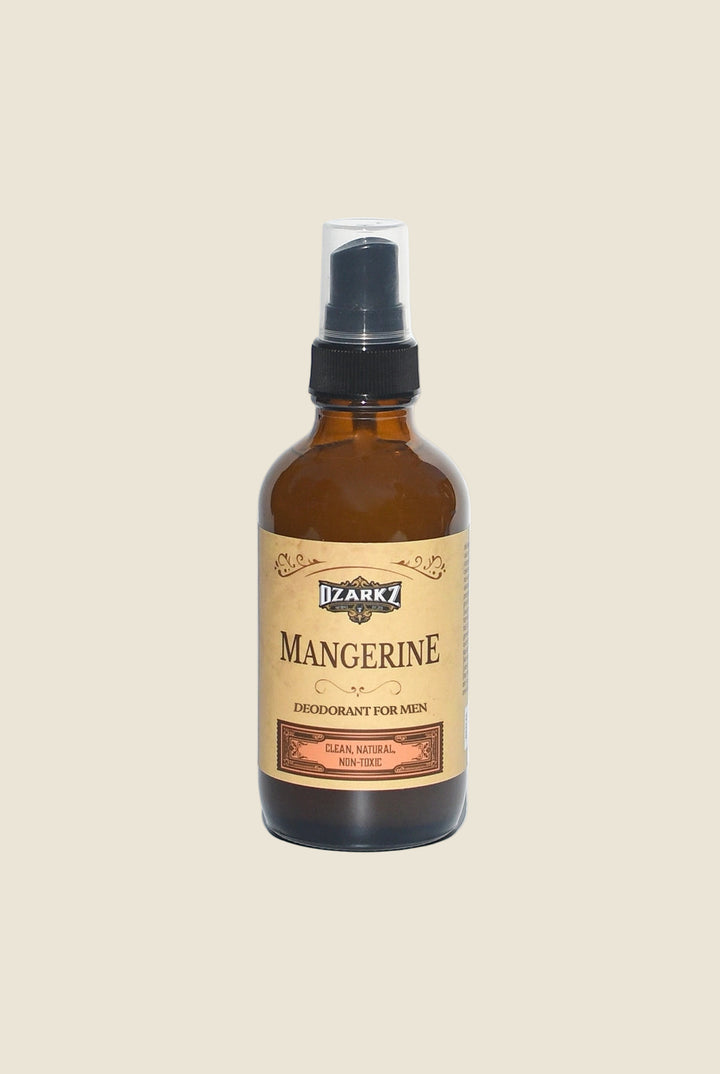 Mangerine Manspray Natural Deodorant from Ozarkz Naturals (for men)