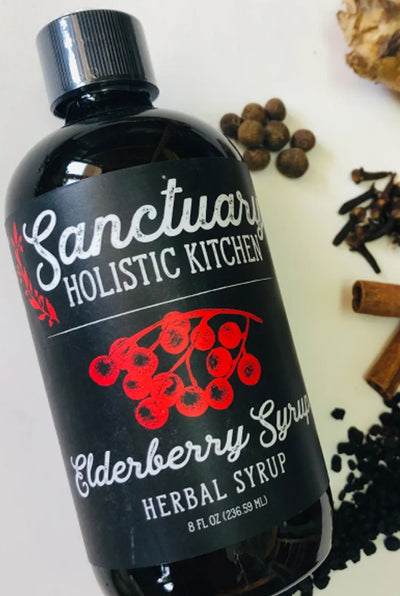 Elderberry Herbal Syrup from Sanctuary Holistic Kitchen
