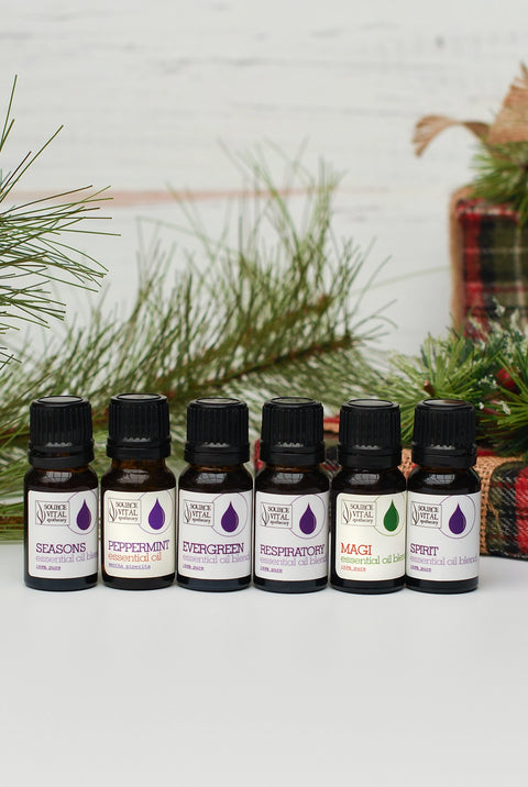 Holiday Aromatherapy Essential Oil Gift Kit