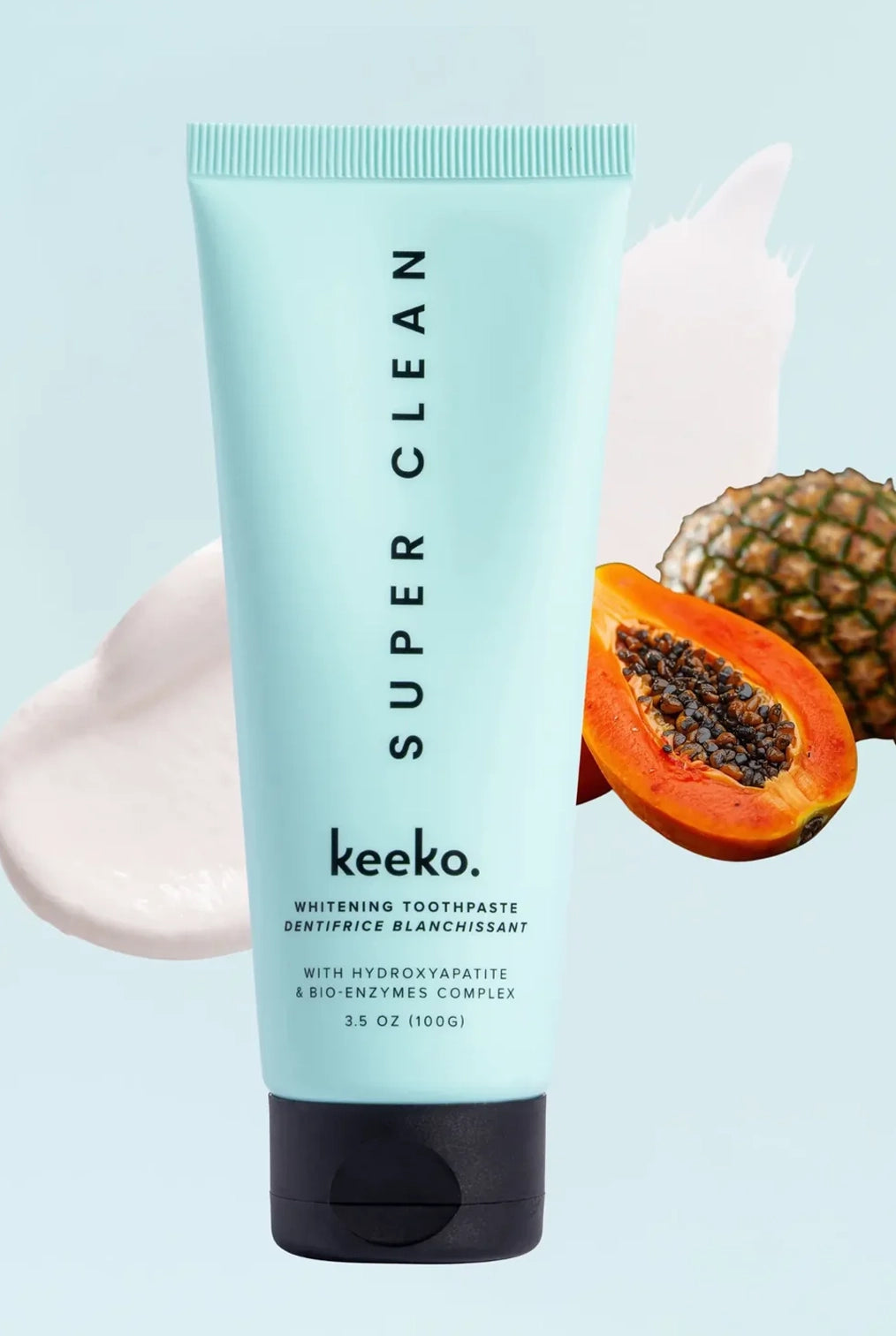 Keeko Super Clean Teeth Whitening Toothpaste - clean oral care