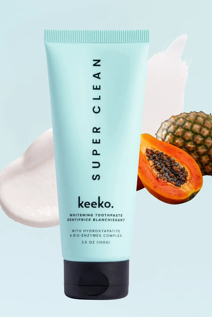 Keeko Super Clean Teeth Whitening Toothpaste - clean oral care