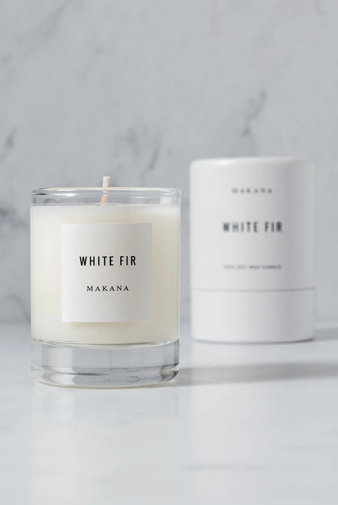 Makana White Fir Soy Wax Candle