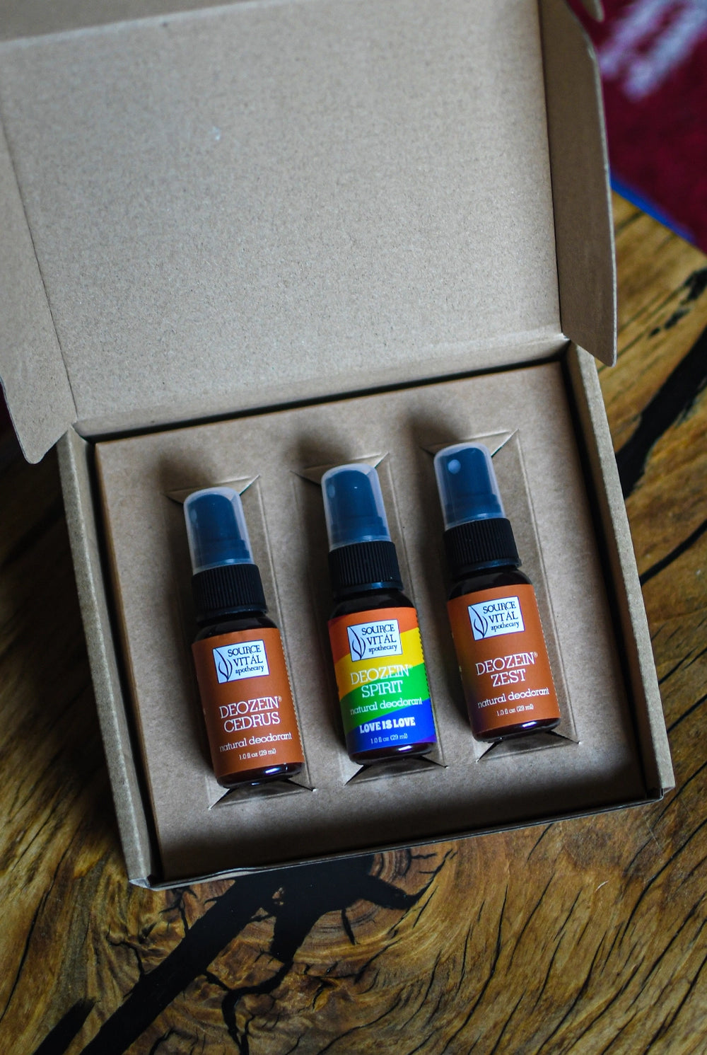 Deozein Natural Deodorant Sampler - 3 travel Size deodorants