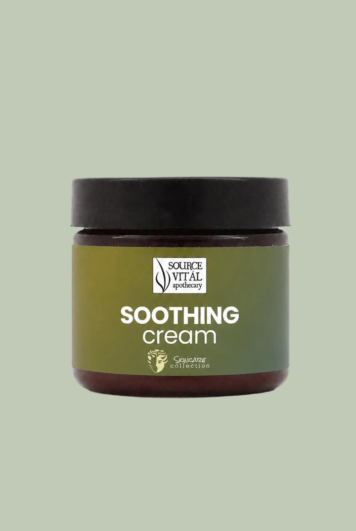 Soothing Cream, Natural Face Cream for Dry and Sensitive Skin