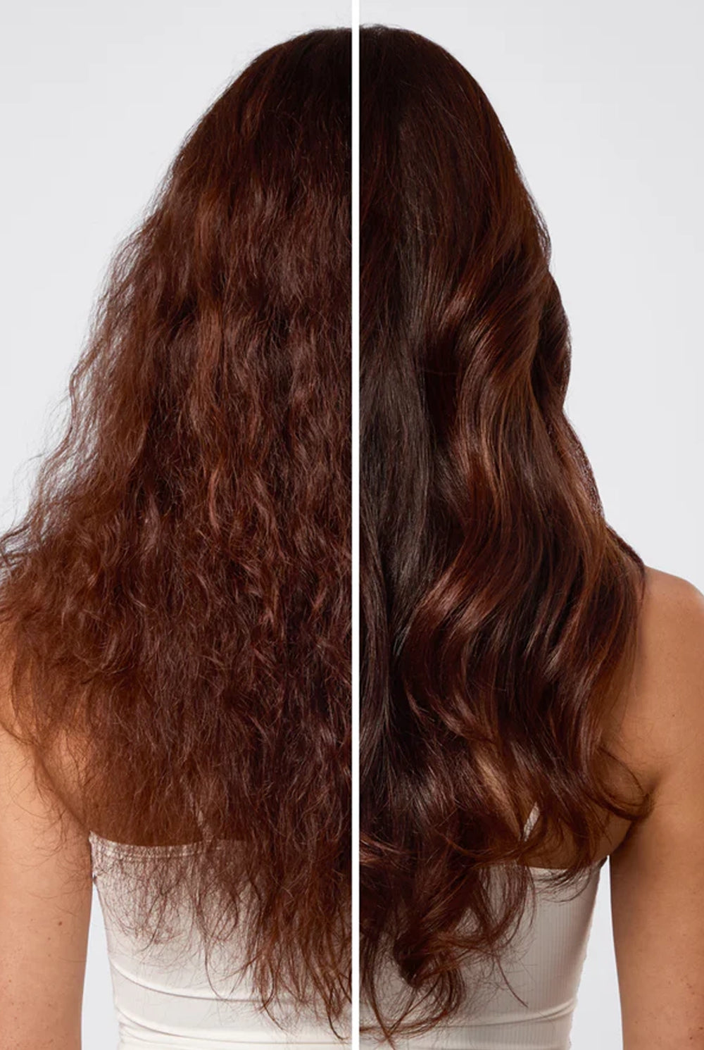 Lightweight Heat Protectant Spray for Smoother, Shinier Hair - Before and After
