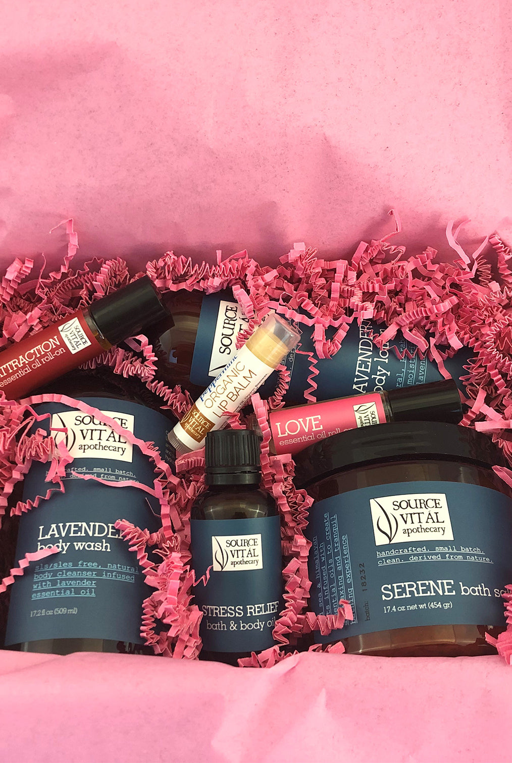 2.14 Valentine's Day Bath & Body Natural Product Gift Kit