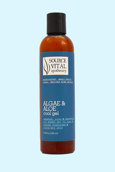 Algae & Aloe Cool Gel, Deeply Soothing Natural Body Treatment Product 2.23 fl. oz
