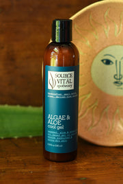 Natural Aloe and Seaweed-based Soothing Gel for Sunburns, Ultra Dry, and Damaged Skin
