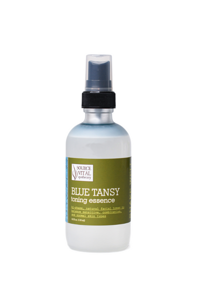 Blue Tansy Toning Essence, a natural facial toner for sensitive skin and most skin types