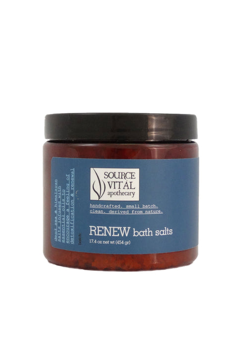 Natural and Pure Renew Bath Salts for Detoxification & Weight Control Programs