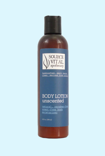 Natural Body Lotion Unscented, Fragrance-Free – Source Vitál