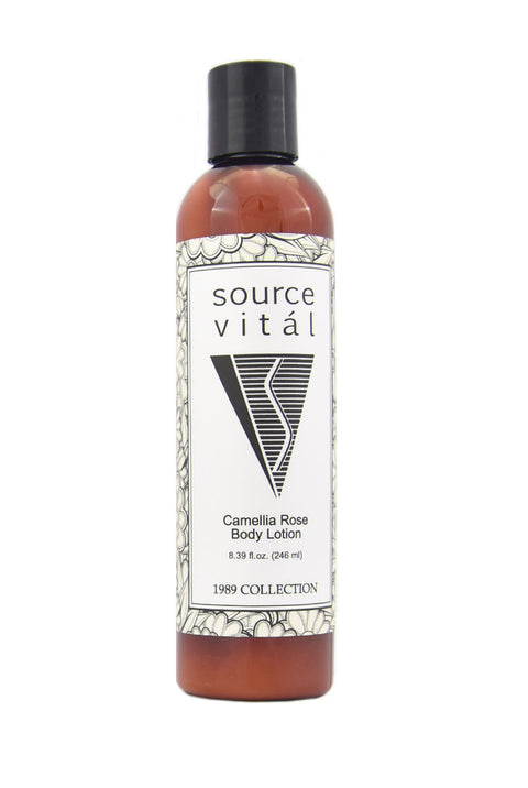 Natural Body Lotion with Camellia and Rose oil by Source Vitál Apothecary