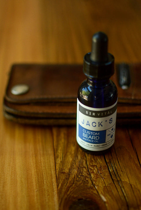 Sir Vital's Custom Beard Oil - You make the selections right for your beard and face.