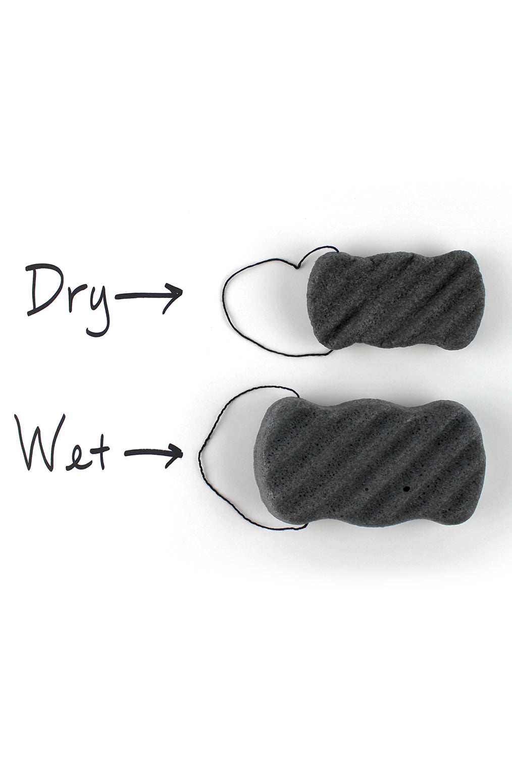 Konjac Charcoal Body Sponge by Beauty by Earth
