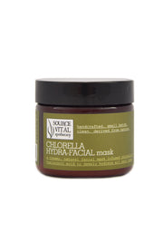 Natural, Clean Chlorella Hydra-Facial Mask - Unscented, Customizable, and For All Skin Types