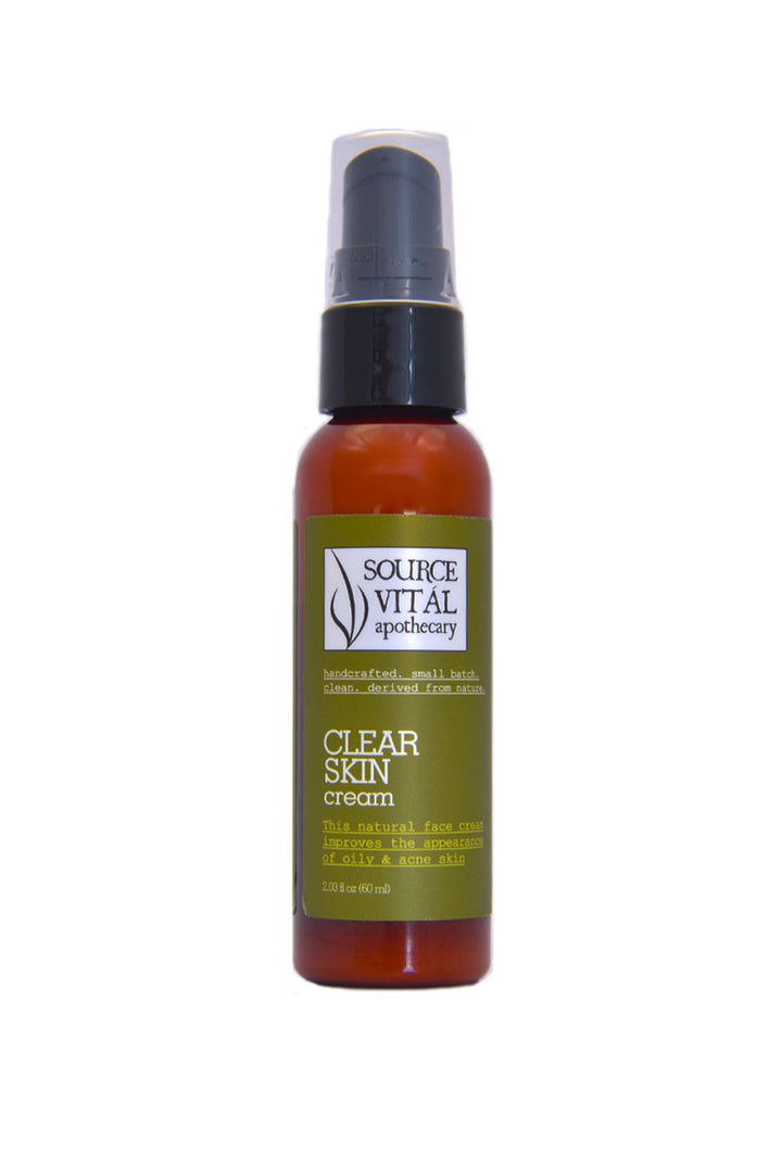 Natural Clear Skin Cream Moisturizer for oily and acne-prone skin types