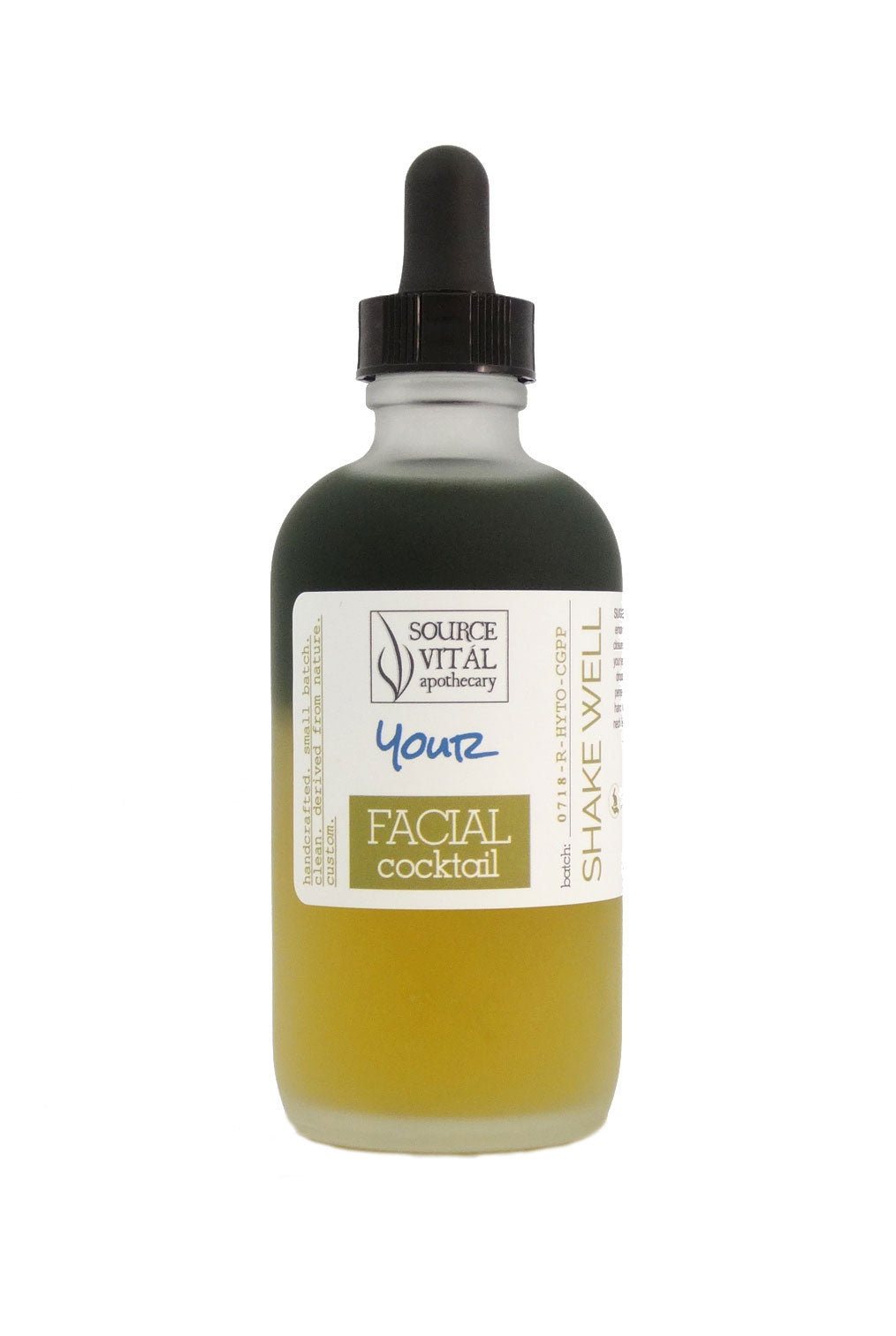 4oz 4 Month Supply of Your Own Custom Facial Serum Cocktail