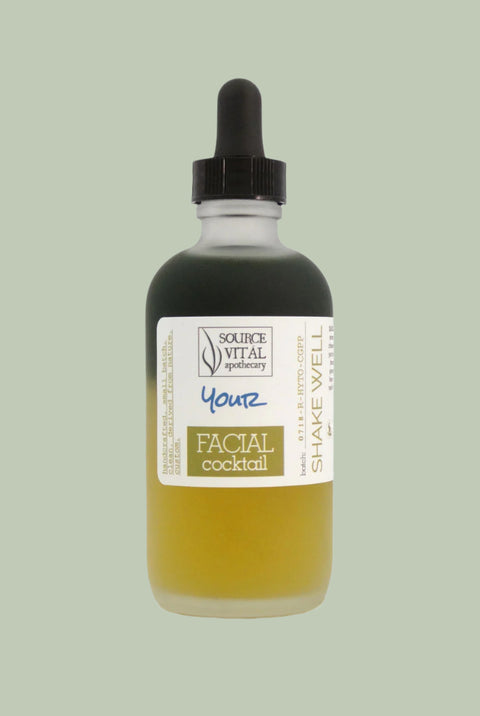 4oz 4 Month Supply of Your Own Custom Facial Serum Cocktail